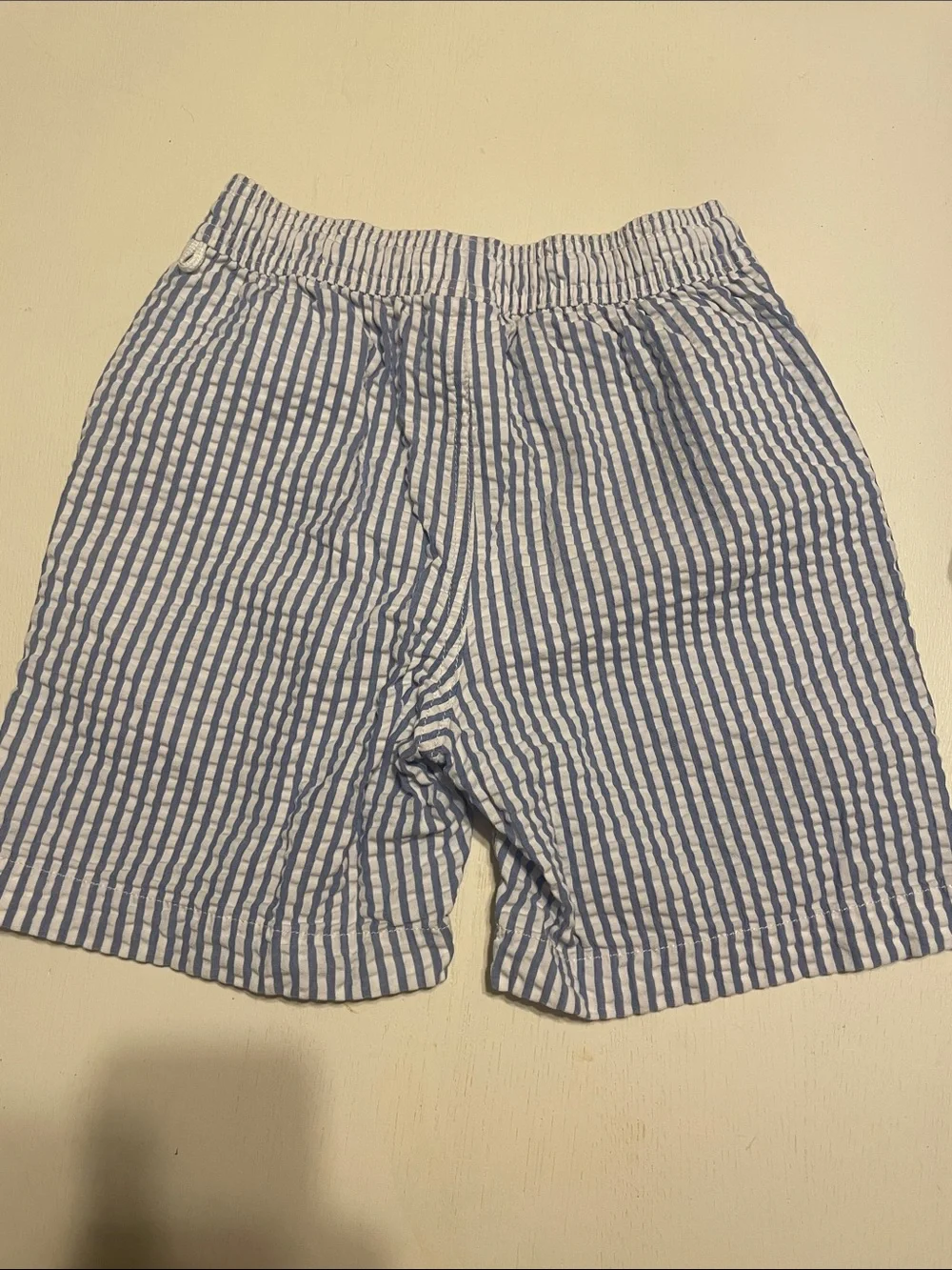 Crewcuts J. Crew Boys Seersucker Lined Swim Trunks size 8